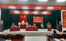 HĐND xã Nông Trường tổ chức kỳ họp thứ bảy khóa XVIII, nhiệm kỳ 2021 - 2026
